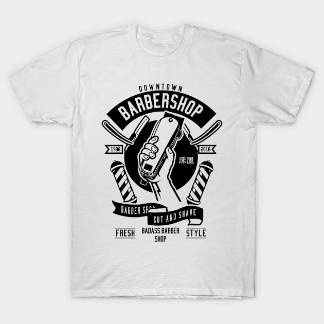 Barber Revolution T-Shirt by Hudkins